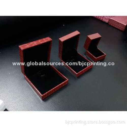Cufflink box with velvet inner tray case